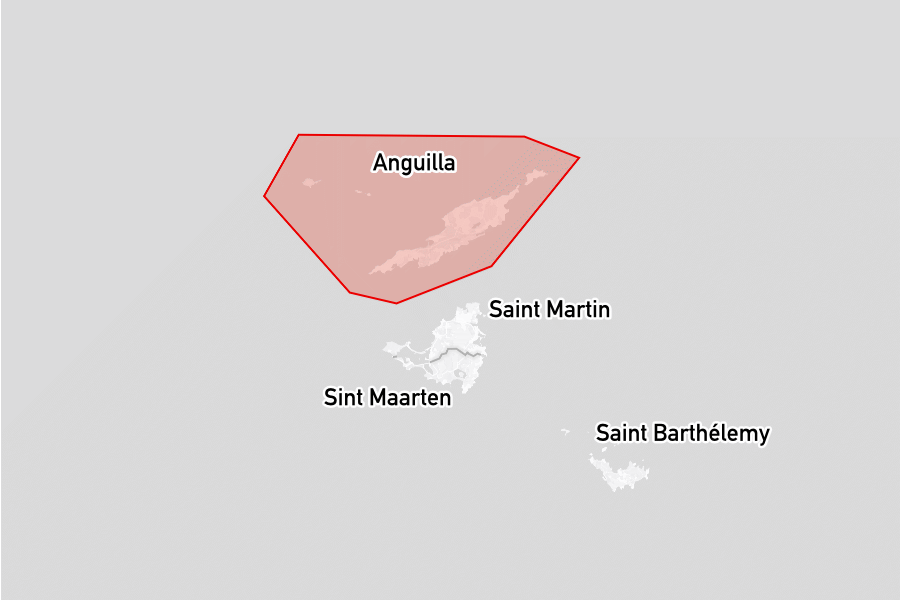 Sailing areas in Anguilla