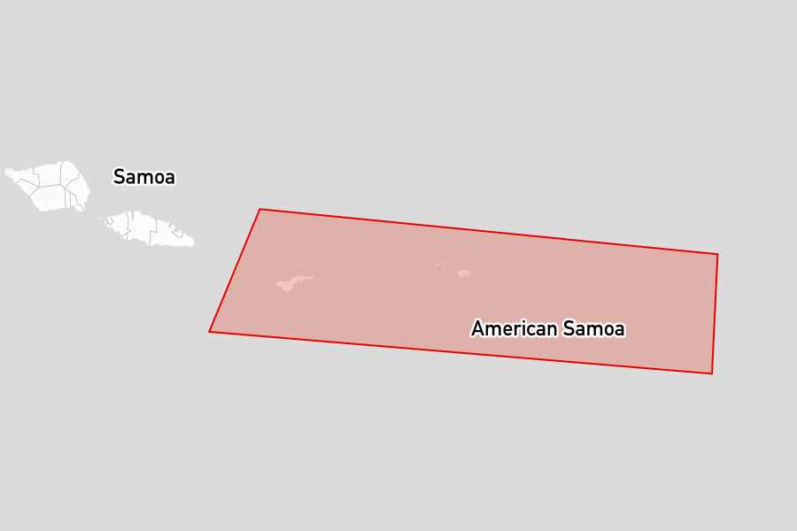 Sailing areas in American Samoa