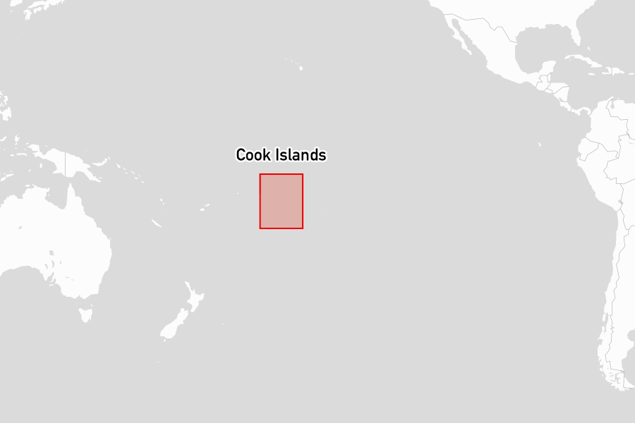 Sailing areas in Cook Islands