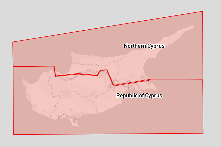 Sailing areas in Cyprus