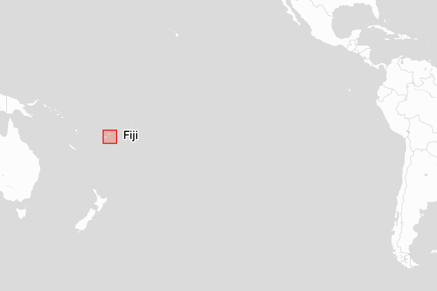 Sailing areas in Fiji