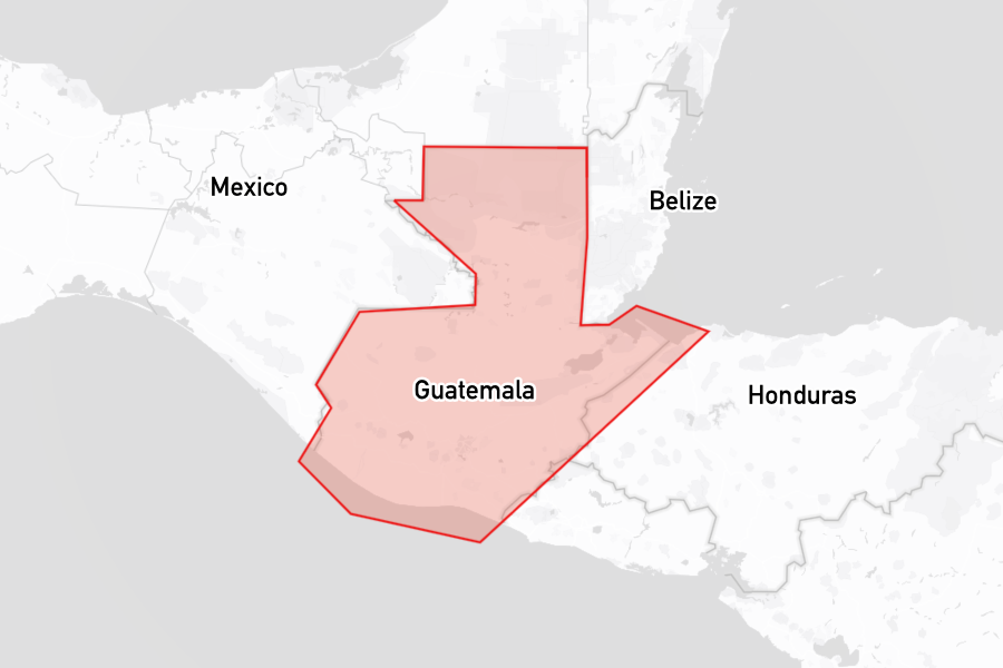 Sailing areas in Guatemala