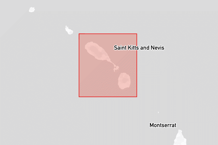Sailing areas in Saint Kitts and Nevis