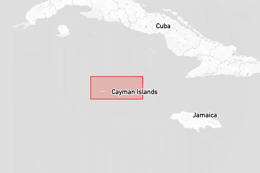 Sailing areas in Cayman Islands