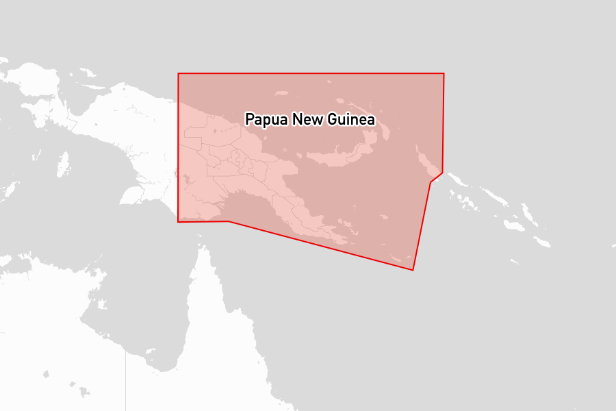 Sailing areas in Papua New Guinea