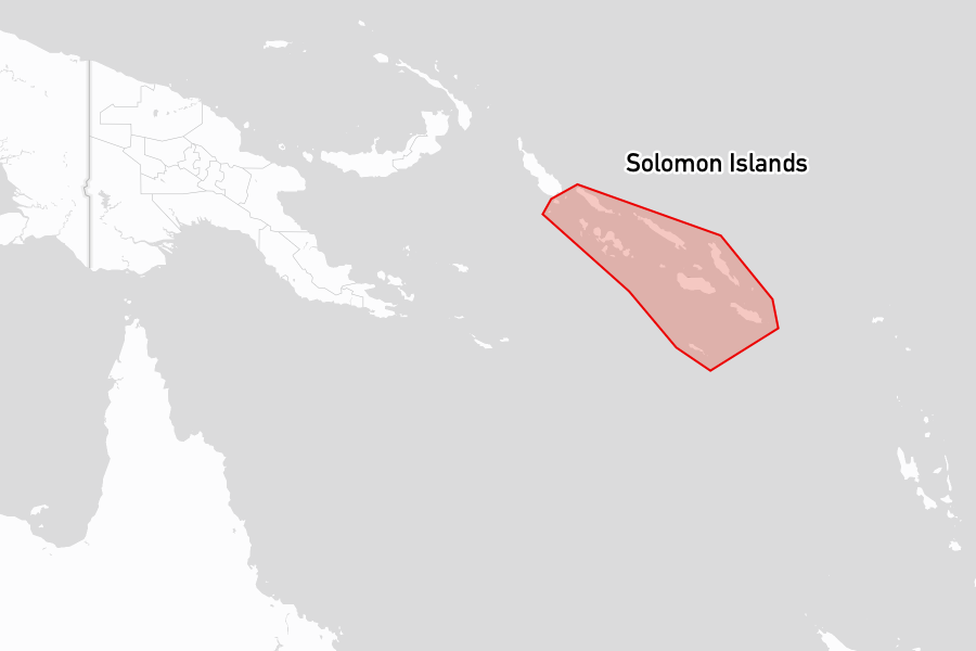 Sailing areas in Solomon Islands